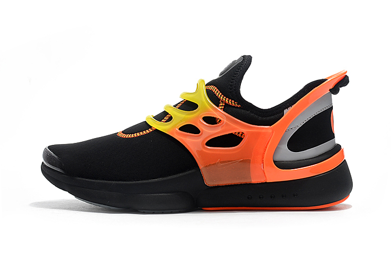 Nike Air Presto 6 Black Orange Yellow Shoes - Click Image to Close